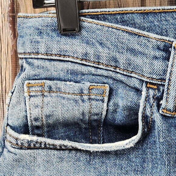 CURRENT/ELLIOTT High Waist Straight Cut Boyfriend Jeans in Dunes - 29 - Picture 4 of 13